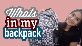 What's in my backpack 2017 | #Back-to-school | Mikaela Tungala