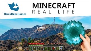 Minecraft Real Life - Los Angeles with Ender Pearl - BrickRealGames