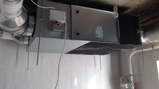 Монтаж приточно-вытяжной вентиляции с рекуперацией тепла