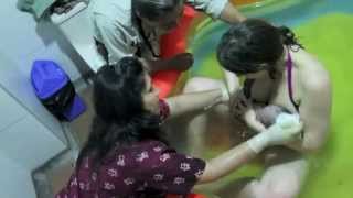 WATER BIRTH, ALIA-NINA ON EARTH