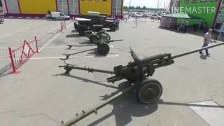 Выставка вооружения и военной техники времён ВОВ 10.06.2017.  г. Пушкино