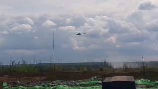 Тушение пожаров в Удмуртии с привлечением армейской авиации и военных инженеров ЦВО