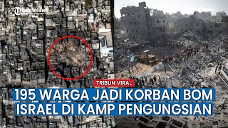 195 Warga Palestina Jadi Korban Pemboman Israel di Kamp Pengungsi Jabaliya