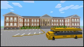 Minecraft: How to Build a School | PART 2