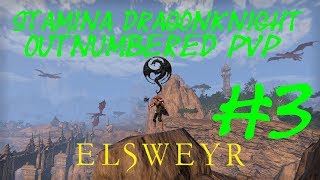 Stamina Dragonknight 1vX/2vX - Outnumbered PVP #3 - ESO Elsweyr