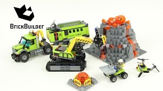 Lego City 60124 Volcano Exploration Base - Lego Speed Build