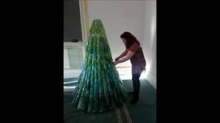 Recycled Plastic Bottle Christmas Tree