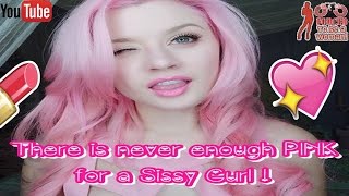 There is never enough pink for a sissy girl - TG Captions YouTube Video Slideshow