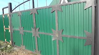 Построил забор, планировка участка