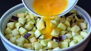 【小穎美食】茄子別直接炒著吃，教你一個新吃法，我家一周吃5次，簡單又好吃