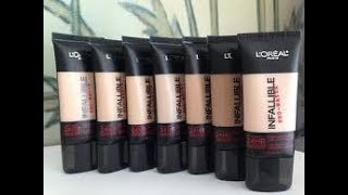 Try It Tuesday - Loreal Infallable Pro Matte Foundation