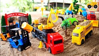 Машинки игрушки, Трактор, автокран, бульдозер, грузовичок, для детей
