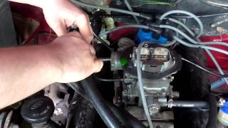Ремонт автомобиля. Ford Granada. [Часть 6] Подсос. Биметаллическая пружина.
