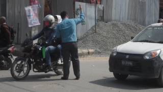 Kathmandu: he cleared that terrible traffic jam excellently.