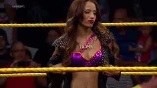 Alexa Bliss vs Sasha Banks W/ Charlotte & Summer Rae on NXT June 19th 2014