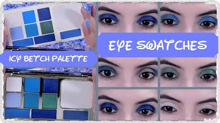 NEW TARTE ICY BETCH PALETTE - EYE SWATCHES