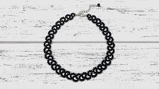 Beginner needle tatting. Necklace DIY / Фриволите иглой для начинающих. Ожерелье