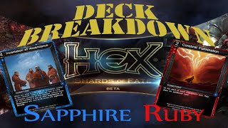 Hex TCG: Deck Breakdown - Sapphire Ruby Cerebral Ascendance