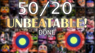 Rhemery, the First One to Complete the 50/20 Mode | FNaF Ultimate Custom Night