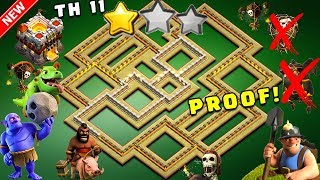 TH11 War Base 2018 Anti 1 Star/Anti 2 Star With Replay Anti Bowler Anti Miner Anti Everything