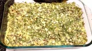Creamy Green Bean & Almond Casserole - 2 Points Plus!
