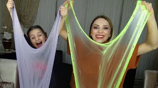 Annemle Taş Kağıt Makas Slime Challenge | Eğlenceli Çocuk Videosu