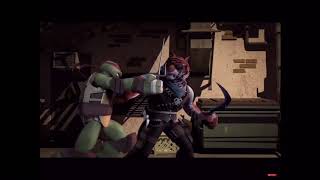 tmnt Alopex fighting cool moments (War of change)
