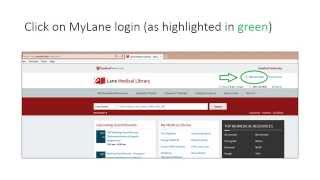 Lane Library Access with SID