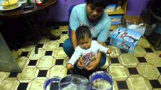 Bebe Baterista 11 meses