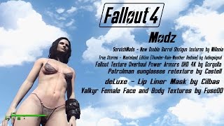 Fallout 4 Modz #7:  Valkyr Female Face and Body Textures & more!
