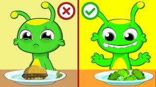 Nuovo episodio educativo! | Groovy il marziano insegna ai bambini a mangiare verdure sane