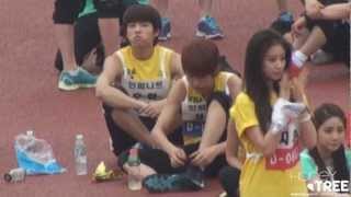 [Fancam] 120710 Woohyun @ Idol Athletic Championship (2)
