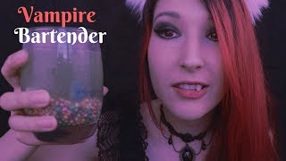 ASMR - VAMPIRE BARTENDER ~ Drinks & Advice w/ Smol Idiot Vampire ~