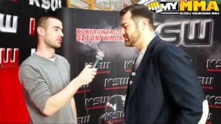 MARTIN LEWANDOWSKI o KSW 19 - I Konwent MMA - Hala Koło, Warszawa 31.03.2012