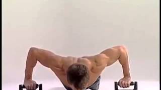 Идеальные отжимания - тренировка ДВОЙНОЙ ШИРОКИЙ ХВАТ Perfect Pushup Double Wide Pushup