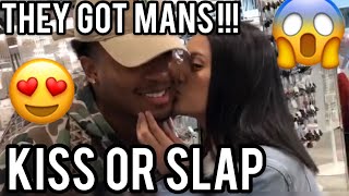 KISS OR SLAP?? // PUBLIC INTERVIEWS // THEY HAVE BF’s!!!