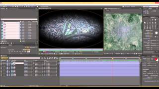 Приближение и отдаление из космоса After Effects видео урок | the approach from space Tutorial