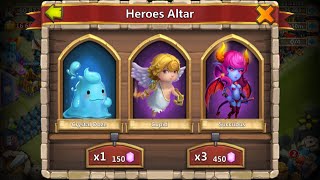 Rolling 42000 Gems For Heroes Hoping For Ghoulem Castle Clash