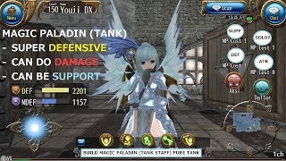 Toram Online l  Build Magic Paladin (Tank Staff), Pure Tank 100% Ailment Resist