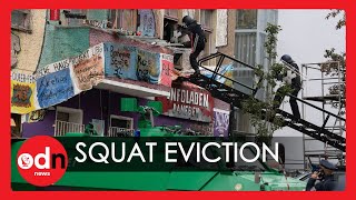 Police Clash with Protesters After Anarchist Squatters Removed from Liebig 34 Squat