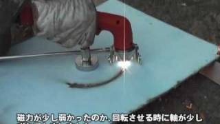 スズキッド エアープラズマ切断機「エスパーダAPC-15」の実演