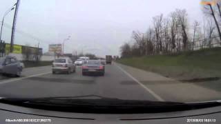 Porsche Cayman ROAD RAGE - Porsche агрессивное поведение дороге