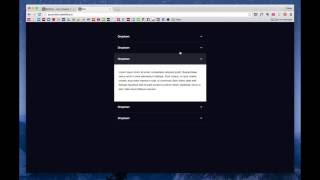Аккордеон в webflow