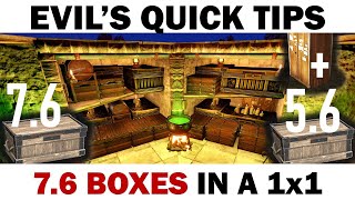7.6 Boxes in a 1x1 -- Hyper Efficient Loot Rooms, April 2019 | Evil's Quick Tips 07
