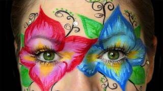 Flower Mask Creative Makeup