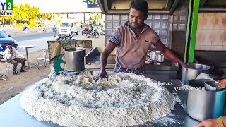 Multi Layered Indian Flat Bread Making for 500 People - Street Food