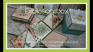 Explosionsbox basteln - Teil 1- die Grundbox mit Stampin` Up!