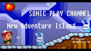(PC Engine/TurboGrafx-16) - Прохождение / Longplay - New Adventure Island - (Без комментариев)
