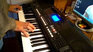 В. Цой. "Апрель".  YAMAHA PSR E433