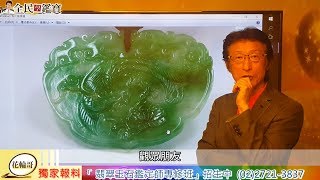花輪哥的鑑定所綜合集(24)_翡翠石脈紋的黑點是？價值千萬夜明珠...與冰種翡翠的鑑定特徵上集